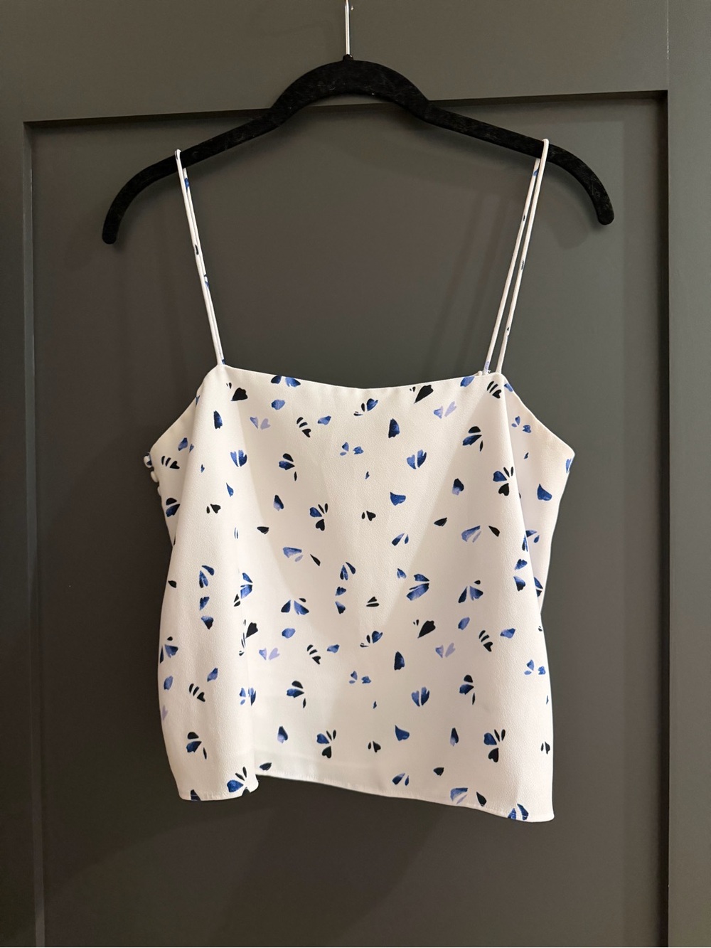 Club Monaco Swing Crepe Crop Top